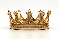King golden crown jewelry white background accessories. AI generated Image by rawpixel.