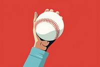 Baseball holding sports hand. AI generated Image by rawpixel.