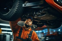 Mechanic Working mechanic vehicle working. 