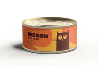 Pet canned food mockup psd