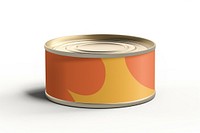 Orange pet canned food