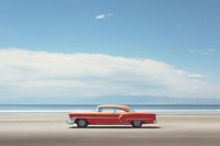 Lowrider Car beach car outdoors. AI generated Image by rawpixel.