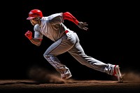 Baseball player sprint athlete sports adult. 