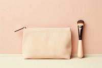 Makeup bag handbag brush accessories.