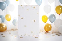 Birthday greeting card with design space