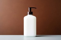 Glass brown bottle cosmetics container bathroom. AI generated Image by rawpixel.