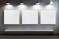 Blank white poster wall architecture furniture. AI generated Image by rawpixel.
