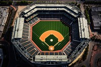 Baseball grand arena architecture outdoors building. 