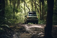4WD car adventure outdoors. AI generated Image by rawpixel.