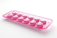 Birth control pill white background biotechnology. AI generated Image by rawpixel.