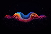 Music representation minimalistic psychedelic style pattern nature light. 