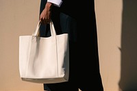 Tote bag handbag white accessories. 