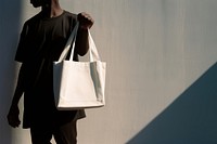 Tote bag handbag adult white. 