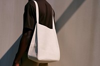 Tote bag handbag white accessories. 