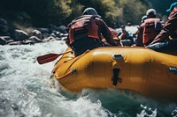 Rafting recreation adventure vehicle. 