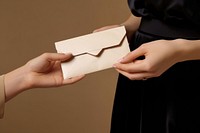 Invitation card envelope hand accessories. AI generated Image by rawpixel.