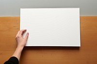 Poster hand rectangle document. AI generated Image by rawpixel.