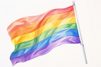 Progress pride flag white background patriotism creativity.