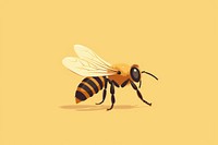 Bee bee wildlife animal. AI generated Image by rawpixel.