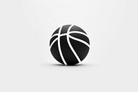 Basketball sphere sports black. 