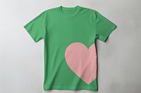 Green graphic t-shirt, design resource