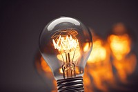 Tungsten light lightbulb electricity illuminated. AI generated Image by rawpixel.