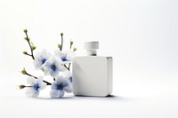 Perfume spray flower blossom bottle. AI generated Image by rawpixel.