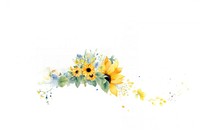 Flower sunflower pattern petal. AI generated Image by rawpixel.