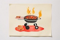 Barbecue food grilling grilled. AI generated Image by rawpixel.