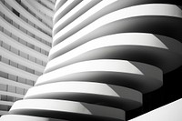 Architecture building spiral white.