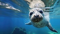 Seal outdoors animal mammal. 