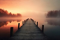 Outdoors nature jetty lake. 