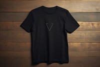 Minimalist black t shirt t-shirt sleeve clothing. 