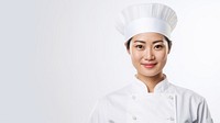 Female chef portrait adult protection. AI generated Image by rawpixel.
