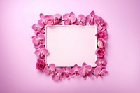 Flower petal plant frame. 