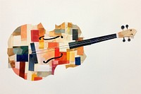 Musical instrument cello paper creativity. 