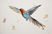 Bird flying painting animal art. 