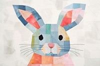 Cute rabbit mammal animal craft. AI generated Image by rawpixel.