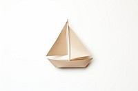 Boat paper origami craft. 