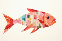 Fish animal paper art. AI generated Image by rawpixel.