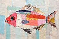 Fish painting animal art. AI generated Image by rawpixel.