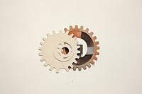 Gear wheel clockworks machinery. AI generated Image by rawpixel.