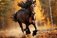 Stallion horse running animal. 