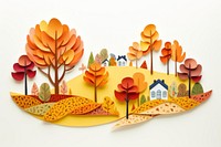 Autumn vacation drawing plant leaf. AI generated Image by rawpixel.