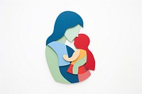 Mother art tin white background. AI generated Image by rawpixel.