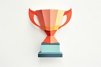 Trophy white background achievement lighting. AI generated Image by rawpixel.