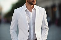Suit blazer jacket shirt. AI generated Image by rawpixel.