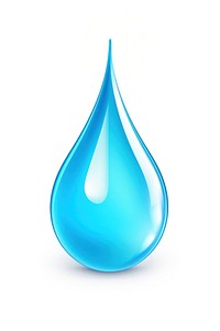 Water drop white background simplicity. AI generated Image by rawpixel.