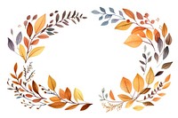Fall leaves frame backgrounds pattern leaf. AI generated Image by rawpixel.