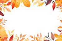 Fall leaves frame backgrounds pattern plant. 